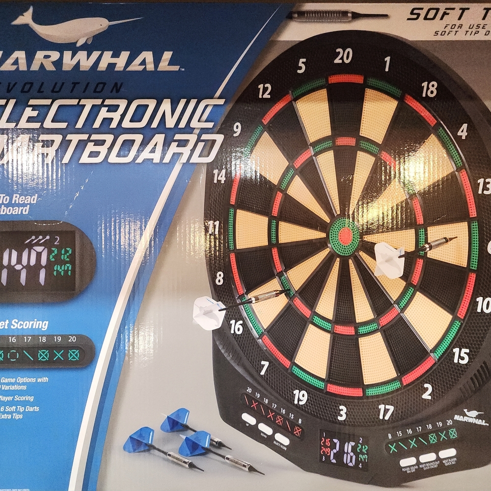 Harwal Electronic Dartboard with Soft Tip Darts